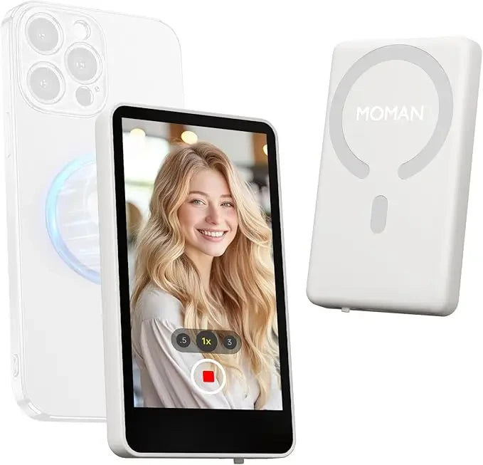 Monitor magnetic pentru selfie vlogging