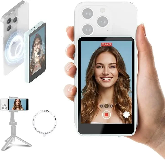 Monitor magnetic pentru selfie vlogging